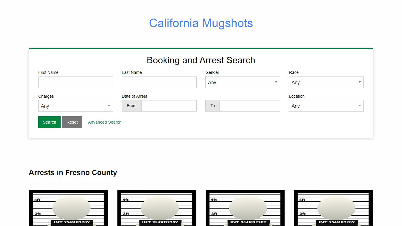 Mugshots in Fresno County - California Mugshots